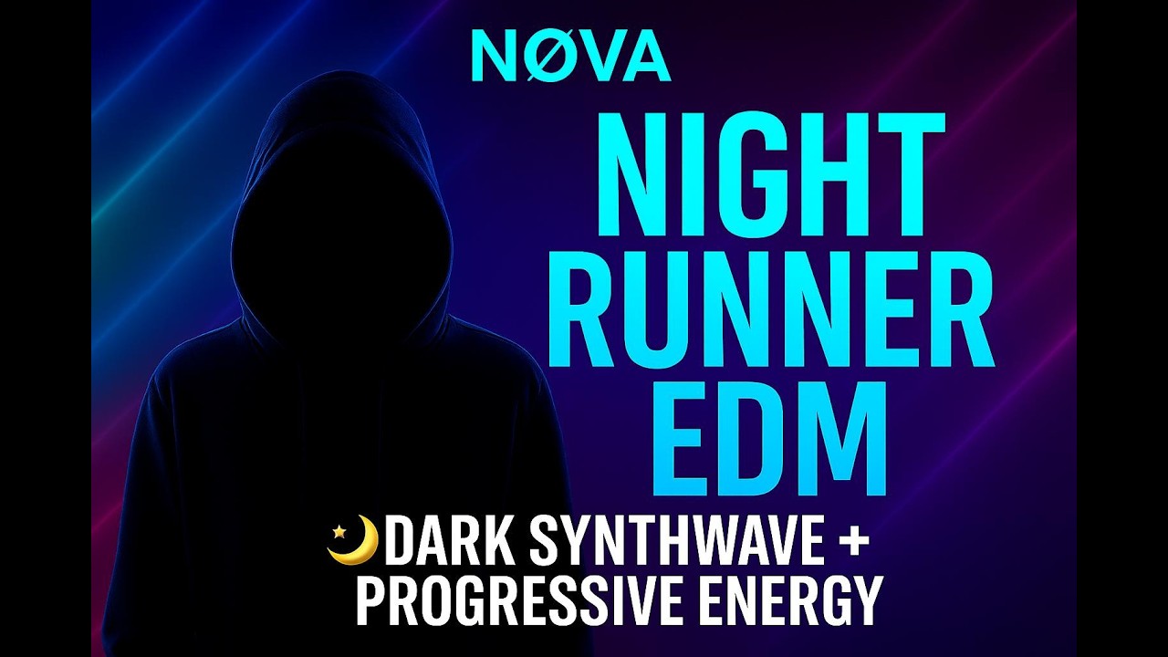 NØVA ⚡ Night Runner EDM 🌃 Dark Synthwave + Progressive Energy