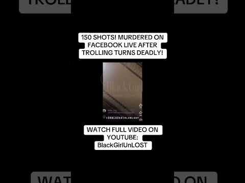 🩸”150 SHOTS! MURDERED ON FACEBOOK LIVE AFTER TROLLING TURNS DEADLY!”🩸#truecrime #blacknews