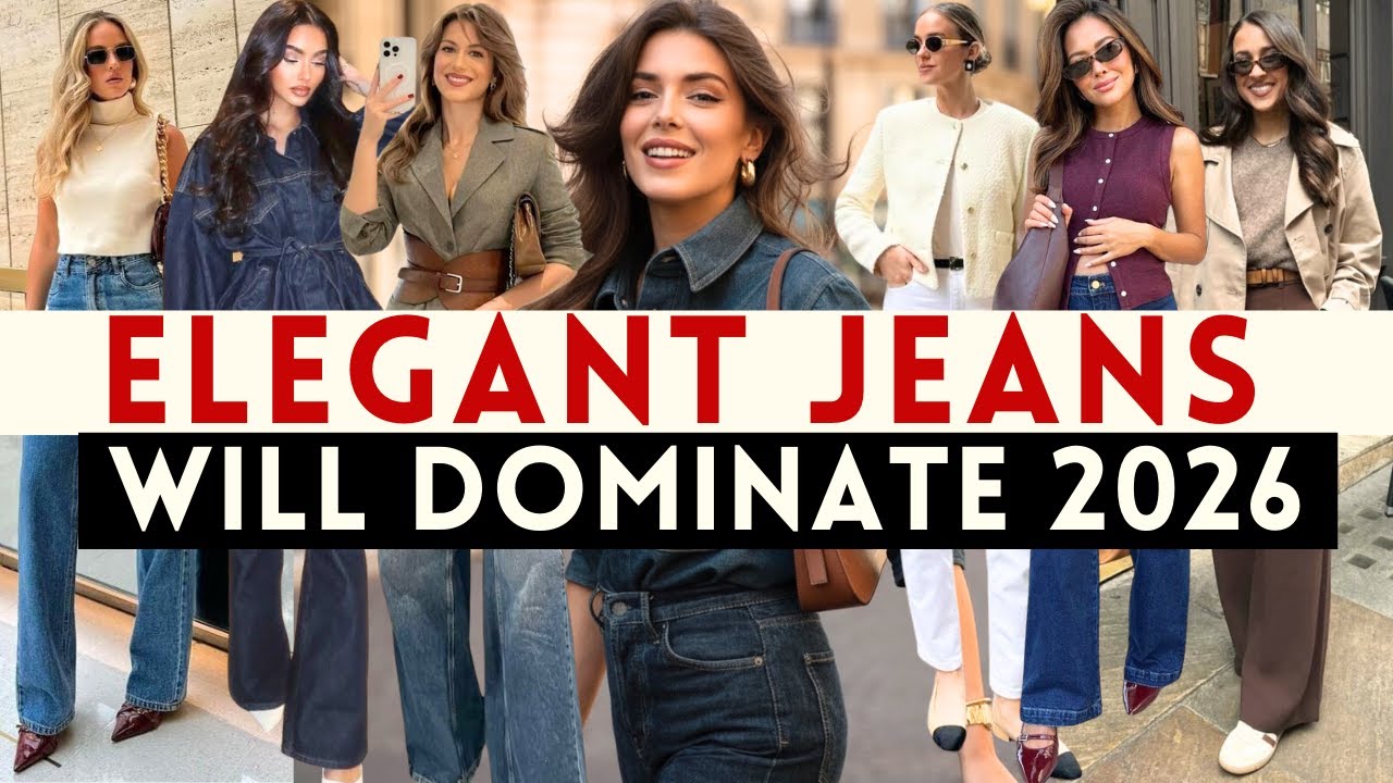 🔴НОВЫЕ ЭЛЕГАНТНЫЕ ТРЕНДЫ ДЖИНСОВ, КОТОРЫЕ БУДУТ ДОМИНИРОВАТЬ ОСЕНЬЮ-ЗИМОЙ 2026! | Mia Moda