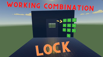 How To Build A Working Combination Lock In Rec Room