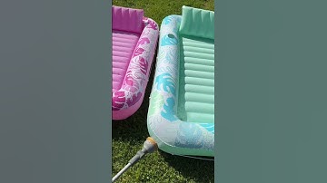 These tanning pool floats are so much easier than buying a pool to keep cool all summer!