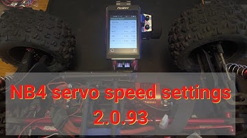 NB4 servo speed settings firmware 2.0.93