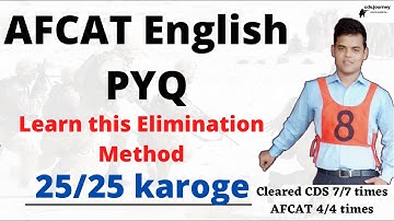 AFCAT English PYQs .
