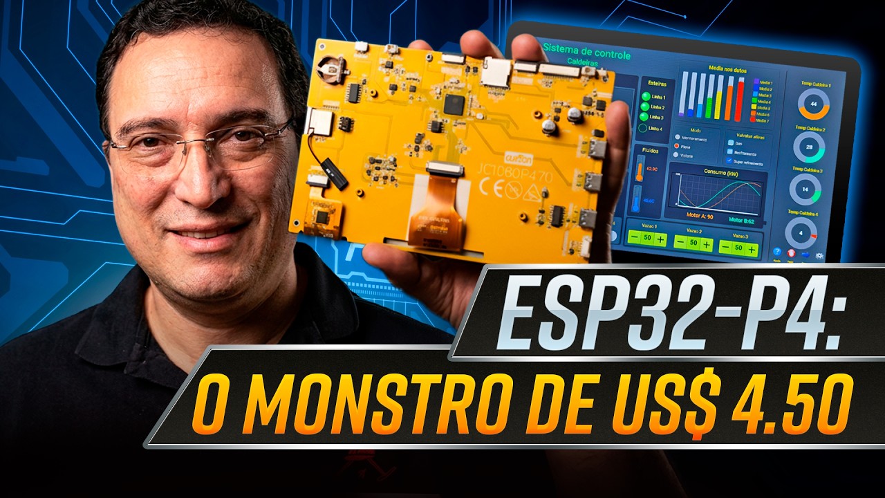 ESP32 P4 O Monstro de US$ 4.50