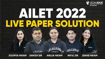 AILET 2022 Answer Key (Part- 2) | Complete AILET 2022 Paper Analysis by LegalEdge