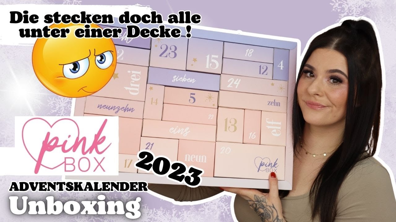 Die stecken doch alle unter einer Decke?! 🥴 Pinkbox Adventskalender 2023 UNBOXING