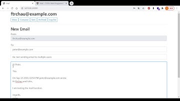 CS50W Project 3 Mail Demo