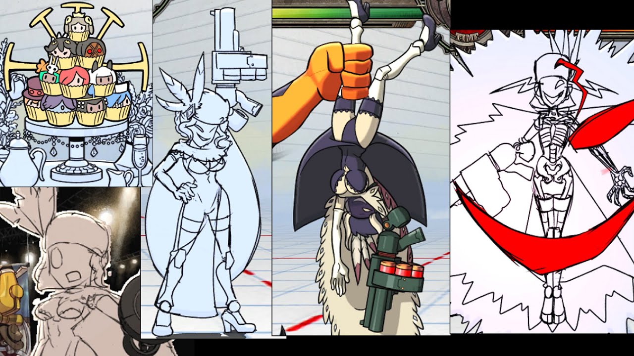 スカルガールズ】Skullgirls - Black Dahlia(Alpha) Motion 4K - YouTube