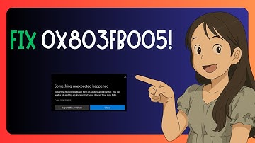 EASY FIX For Microsoft Store "Error Code 0x803fb005" - GUIDE