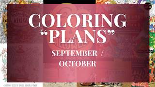Coloring plans Fall 2026  | I might "fall" behind