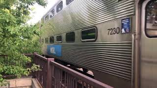 Inbound Metra UP-N at Indian Hill