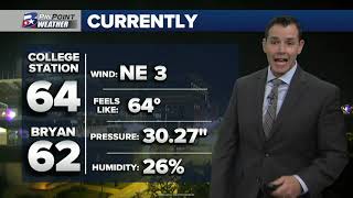 Kbtx Weather Layer up Tuesday! A chilly start leads to a pleasant afternoon 17-11.2020