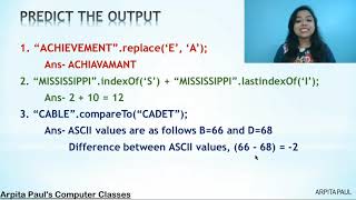 10 MOST IMPORTANT ICSE OBJECTIVES FROM STRING IN JAVA || PREDICT THE OUTPUTS || VERY IMPORTANT TOPIC