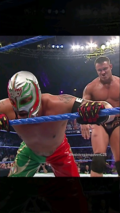 Rey Mysterio (c) vs. Randy Orton - World Title (2006) #shorts