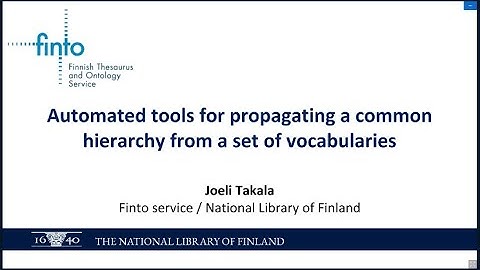 Automated tools for propagating a common hierarchy from a set of vocabularies