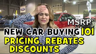 BEST NEW CAR BUYING TIPS in 2024: (Prices, Rebates, Discounts, Addendums,  MSRP) The Homework Guy