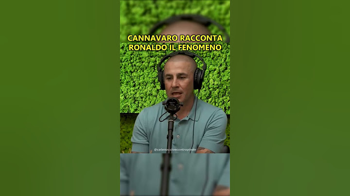 CANNAVARO racconta RONALDO