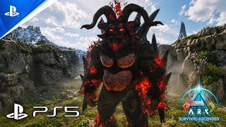 Hellfire Boss Fight ! Ark Survival Ascended Supreme Gameplay on PS5 !!