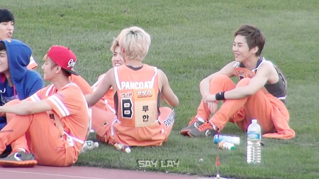 130903 아육대 EXO (Luhan & Xiumin)