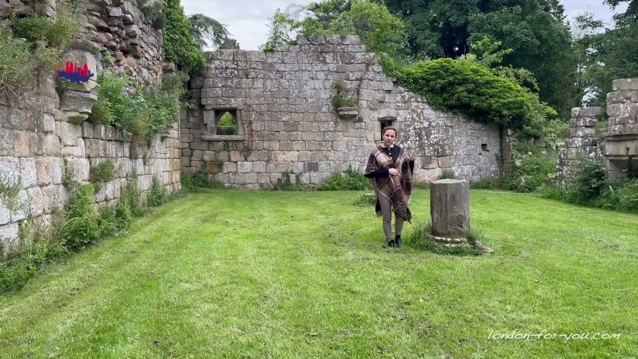 1552 Французское аббатство в Англии Jervaulx Abbey