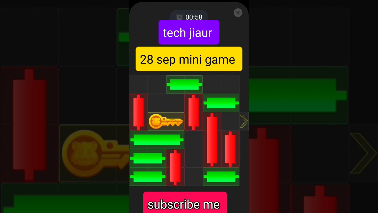 28 sep mini game key