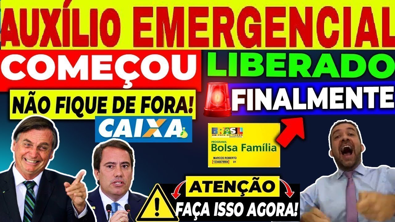 🔴URGENTE! 2 EXCELENTES NOTÍCIAS sobre o AUXILIO EMERGENCIAL NOTÍCIAS ...