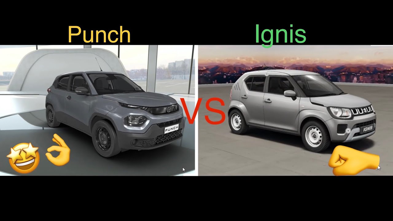 Tata Punch Pure VS Ignis Sigma Which is a sensible Buy??😳🔥👌 YouTube