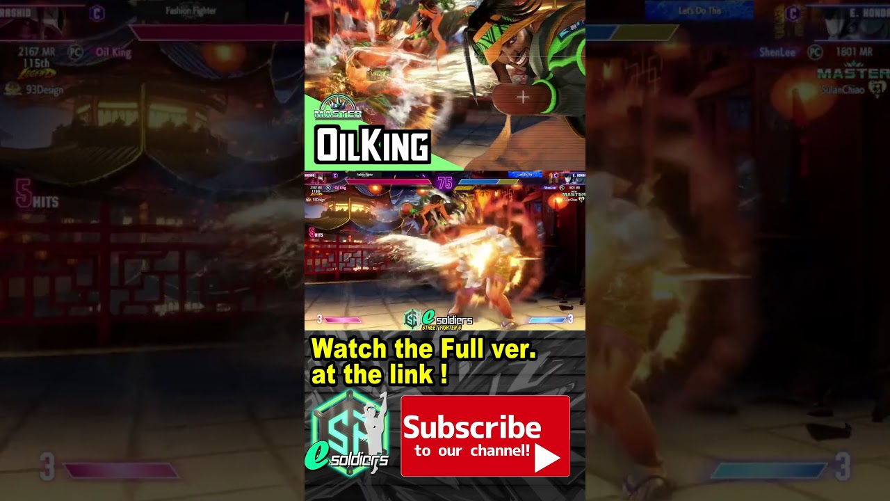 SF6 ⚡OilKing (RASHID)  vs E.HONDA ⚡ StreetFighter6