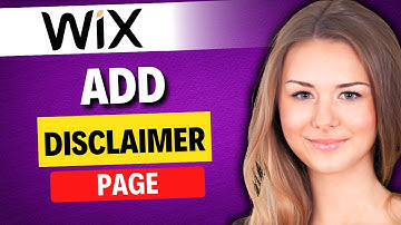 HOW TO ADD DISCLAIMER, TERMS AND POLICY PAGE ON WIX LANDING PAGE