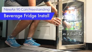 Will it fit? Newair 90 can freestanding beverage fridge (AB-850) installed in a tiny cabinet space