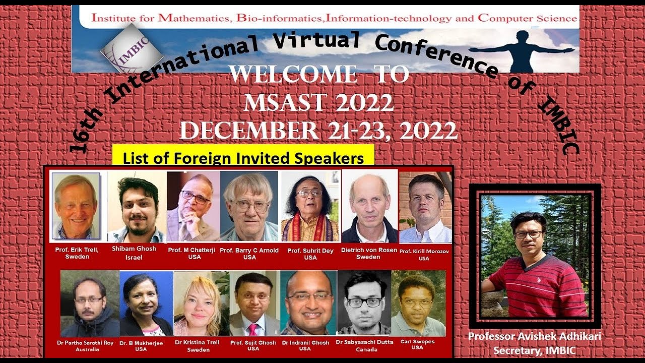 Technical Session VB, 16th International Virtual Conference MSAST 2022, December 21-23, 2022