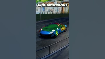 McLaren vs cloth #subdivision #blender #3d #animation #effect