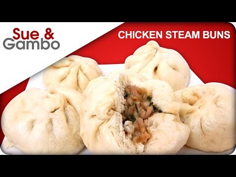 Chinese chicken steam buns, da bao recipe
