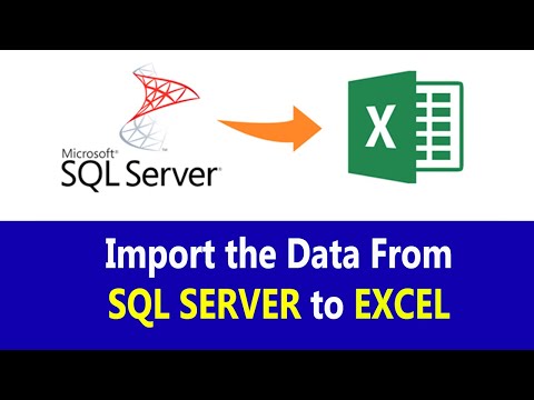 How to Import the Data from SQL Server to Excel