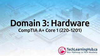 CompTIA A+ Core 1: Hardware Domain 3.0 (220-1201) Walkthrough | TechLearningHub.ca #CompTIA