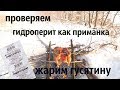 ПРОВЕРЯЕМ ГИДРОПЕРИТ КАК ПРИМАНКА ЖАРИМ ГУСЯ НА КОСТРЕ