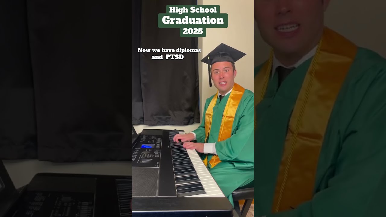 High School Graduation 2025 Funnysong Comedysong Pompandcircumstance