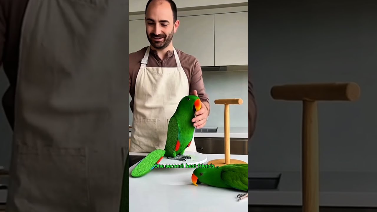 🦜 drama queen or scared being hurt🤔😂 