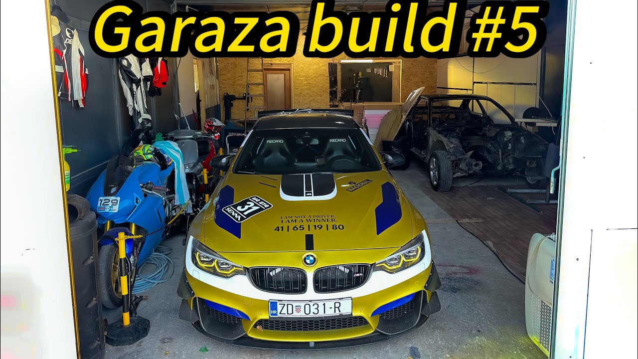 GARAZA BUILD #5 Pregradio sam dio garaže – projekt ide na novu razinu!!!