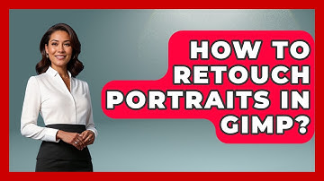 How To Retouch Portraits In GIMP? - Graphic Design Nerd