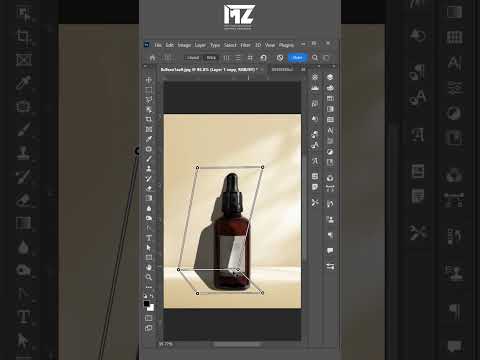 كيفية إنشاء ظل للزجاجة