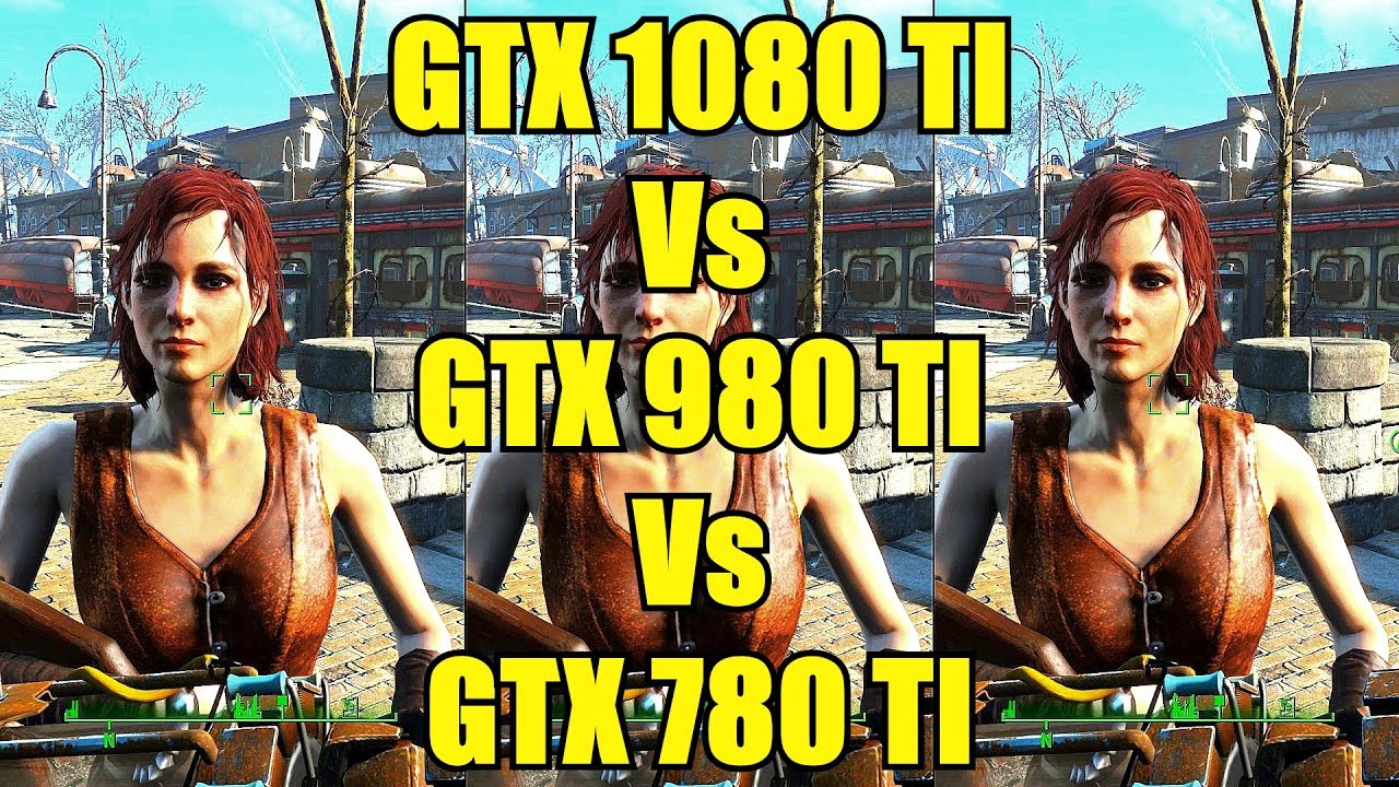 Fallout 4 GTX 1080 TI Vs GTX 980 TI Vs GTX 780 TI 1440p Frame Rate Comparison