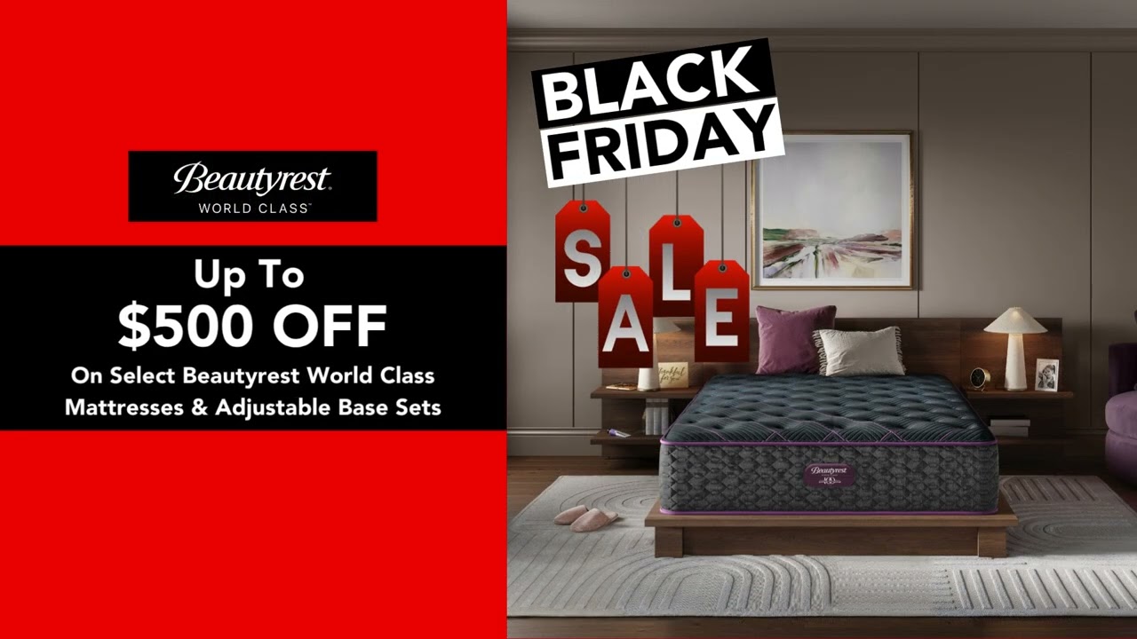 Shop Black Friday Deals on Beautyrest Mattresses and Adjustable Base Sets, only at Mooradians!