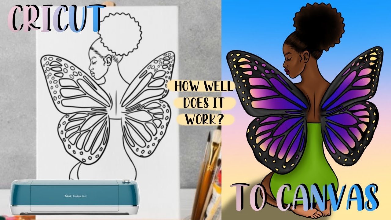 How to DIY a Paint-your-Own Canvas with Procreate + Cricut - Well Crafted  Studio