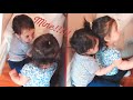 Cute babies are playing over the sofa // Brother Sister love ❤️ cute little fight 🥰