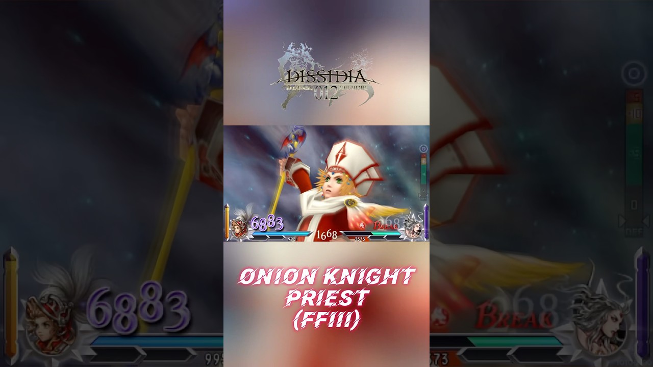 Onion Knight Priest Dissidia FF 012 PSP 