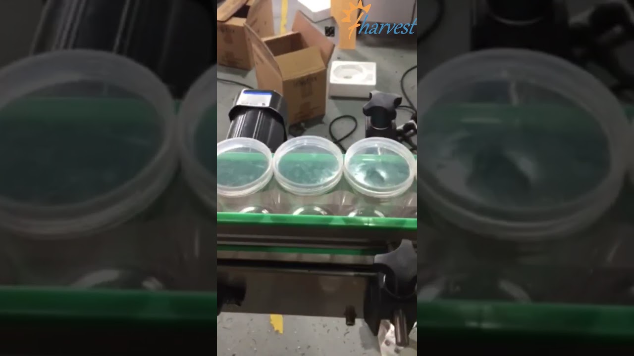 Automatische dubbele kop plastic pot schroefdopmachine,  servo plastic deksel schroefdopmachine