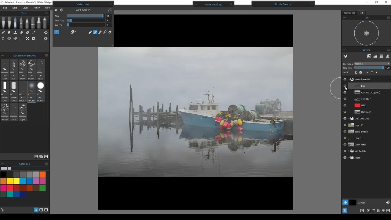 Rebelle 4 - Tracing Layer Series - Photo Retouch
