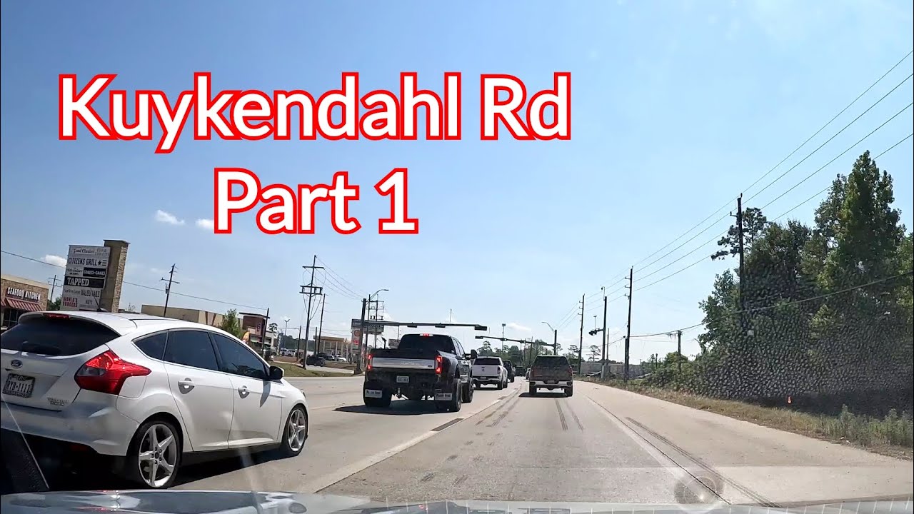 4K Kuykendahl Rd driving Houston Texas YouTube