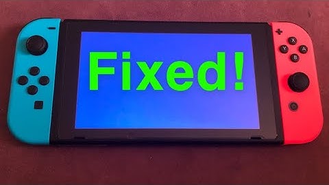 Nintendo Switch How to FIX blue screen Bricked EASY FIX!
